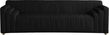 Load image into Gallery viewer, Naya Black Velvet Sofa