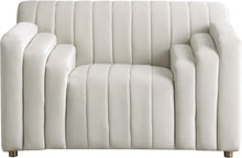 Load image into Gallery viewer, Naya Cream Velvet Chair