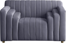 Load image into Gallery viewer, Naya Grey Velvet Chair