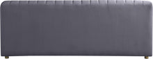 Load image into Gallery viewer, Naya Grey Velvet Loveseat