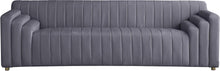 Load image into Gallery viewer, Naya Grey Velvet Sofa