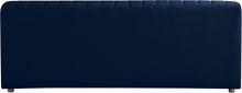 Load image into Gallery viewer, Naya Navy Velvet Loveseat