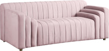 Load image into Gallery viewer, Naya Pink Velvet Loveseat