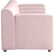 Load image into Gallery viewer, Naya Pink Velvet Sofa