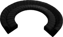 Load image into Gallery viewer, Infinity Black Velvet 10pc. Modular Sectional