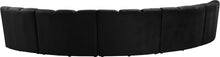Load image into Gallery viewer, Infinity Black Velvet 5pc. Modular Sectional