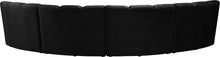 Load image into Gallery viewer, Infinity Black Velvet 4pc. Modular Sectional
