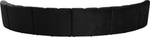 Load image into Gallery viewer, Infinity Black Velvet 6pc. Modular Sectional