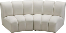 Load image into Gallery viewer, Infinity Cream Velvet 2pc. Modular Sectional