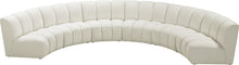 Load image into Gallery viewer, Infinity Cream Velvet 6pc. Modular Sectional