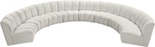 Load image into Gallery viewer, Infinity Cream Velvet 8pc. Modular Sectional