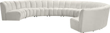 Load image into Gallery viewer, Infinity Cream Velvet 9pc. Modular Sectional