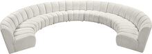 Load image into Gallery viewer, Infinity Cream Velvet 9pc. Modular Sectional
