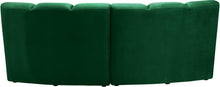 Load image into Gallery viewer, Infinity Green Velvet 2pc. Modular Sectional
