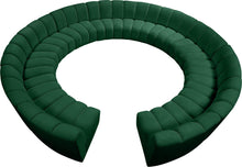 Load image into Gallery viewer, Infinity Green Velvet 12pc. Modular Sectional