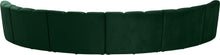 Load image into Gallery viewer, Infinity Green Velvet 6pc. Modular Sectional