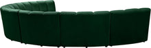 Load image into Gallery viewer, Infinity Green Velvet 7pc. Modular Sectional