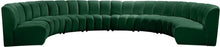 Load image into Gallery viewer, Infinity Green Velvet 8pc. Modular Sectional