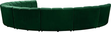 Load image into Gallery viewer, Infinity Green Velvet 8pc. Modular Sectional
