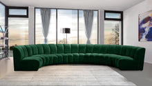 Load image into Gallery viewer, Infinity Green Velvet 7pc. Modular Sectional