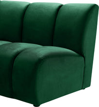Load image into Gallery viewer, Infinity Green Velvet 5pc. Modular Sectional