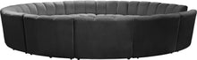 Load image into Gallery viewer, Infinity Grey Velvet 12pc. Modular Sectional