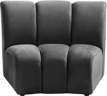 Load image into Gallery viewer, Infinity Grey Velvet Modular Chair