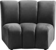 Load image into Gallery viewer, Infinity Grey Velvet Modular Chair
