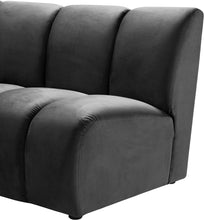Load image into Gallery viewer, Infinity Grey Velvet 10pc. Modular Sectional