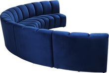 Load image into Gallery viewer, Infinity Navy Velvet 5pc. Modular Sectional