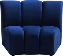 Load image into Gallery viewer, Infinity Navy Velvet Modular Chair