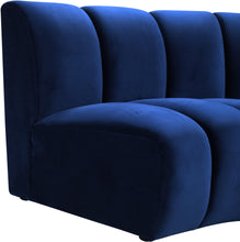 Load image into Gallery viewer, Infinity Navy Velvet 9pc. Modular Sectional
