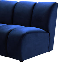Load image into Gallery viewer, Infinity Navy Velvet 4pc. Modular Sectional