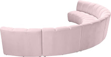Load image into Gallery viewer, Infinity Pink Velvet 6pc. Modular Sectional