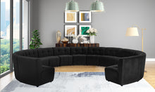 Load image into Gallery viewer, Limitless Black Velvet 13pc. Modular Sectional