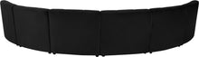 Load image into Gallery viewer, Limitless Black Velvet 6pc. Modular Sectional