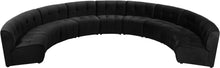 Load image into Gallery viewer, Limitless Black Velvet 9pc. Modular Sectional