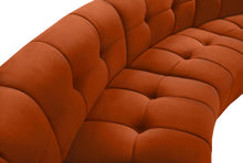 Load image into Gallery viewer, Limitless Cognac Velvet 4pc. Modular Sectional