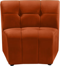 Load image into Gallery viewer, Limitless Cognac Velvet Modular Chair