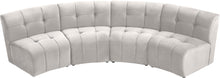 Load image into Gallery viewer, Limitless Cream Velvet 4pc. Modular Sectional