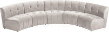 Load image into Gallery viewer, Limitless Cream Velvet 5pc. Modular Sectional