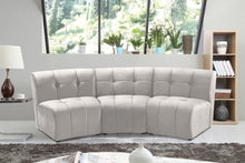 Load image into Gallery viewer, Limitless Cream Velvet 3pc. Modular Sectional