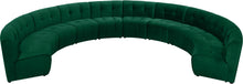 Load image into Gallery viewer, Limitless Green Velvet 10pc. Modular Sectional