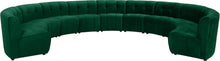 Load image into Gallery viewer, Limitless Green Velvet 11pc. Modular Sectional