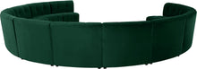 Load image into Gallery viewer, Limitless Green Velvet 12pc. Modular Sectional