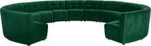 Load image into Gallery viewer, Limitless Green Velvet 13pc. Modular Sectional