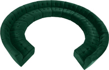 Load image into Gallery viewer, Limitless Green Velvet 13pc. Modular Sectional