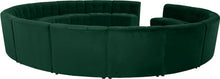 Load image into Gallery viewer, Limitless Green Velvet 15pc. Modular Sectional