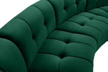Load image into Gallery viewer, Limitless Green Velvet 12pc. Modular Sectional