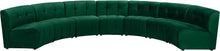 Load image into Gallery viewer, Limitless Green Velvet 7pc. Modular Sectional